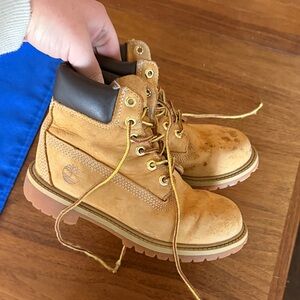 Timberland Kids Brown Leather Boots